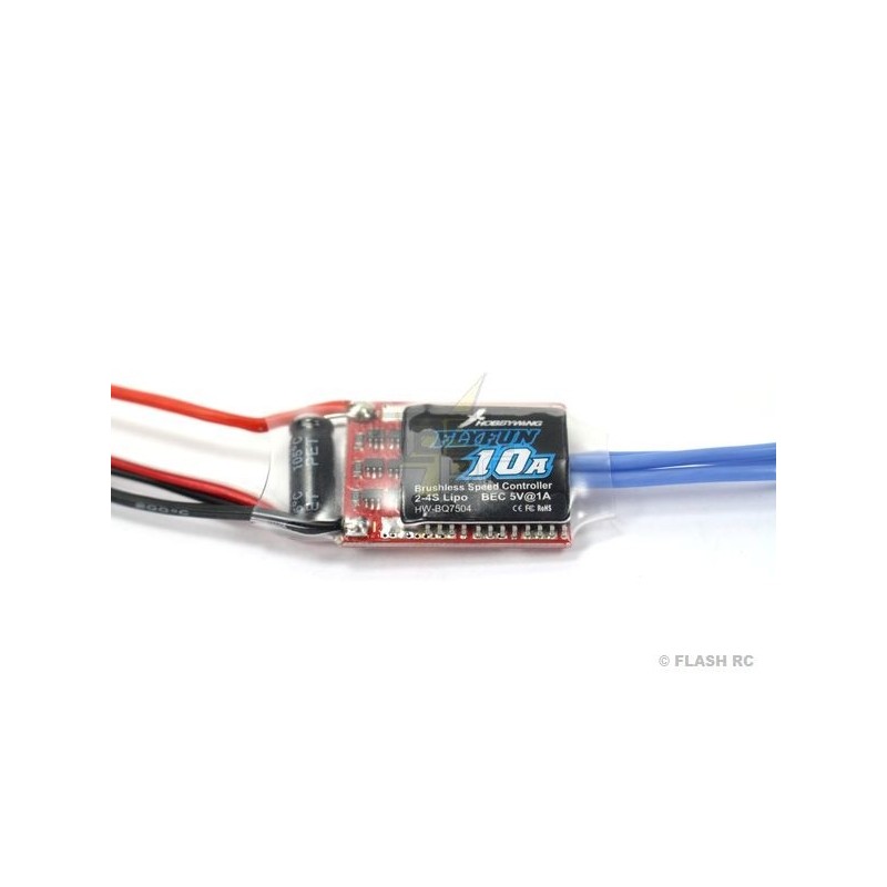 Brushless controller 2-4S 10A BEC FLYFUN V4 HOBBYWING