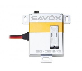 Servo numérique aile Savox SG-0211MG (29g, 8kg.cm, 0.13s/60°)