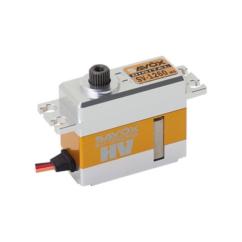 Savox SV-1260MG mini digital servo (40g, 12kg.cm, 0.055s/60°)