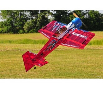 Aircraft Precision Aerobatics Addiction X (V3) red ARF approx.1.27m - with LEDs