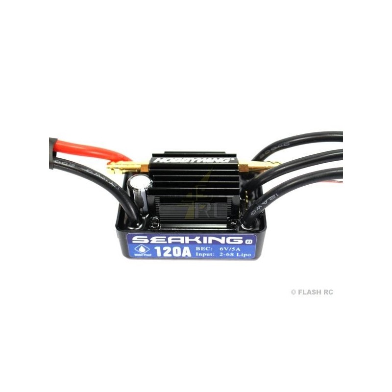 SeaKing 120A V3 HOBBYWING Brushless Boat Controller