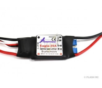 Controlador con escobillas 2-3S 20A BEC EAGLE V1 HOBBYWING