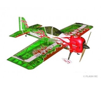 Avion Precision Aerobatics Addiction XL (V2) vert ARF env.1.50m - avec LEDs