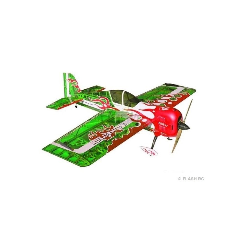 Precision Aerobatics Addiction XL (V2) verde ARF aprox.1.50m - con LEDs