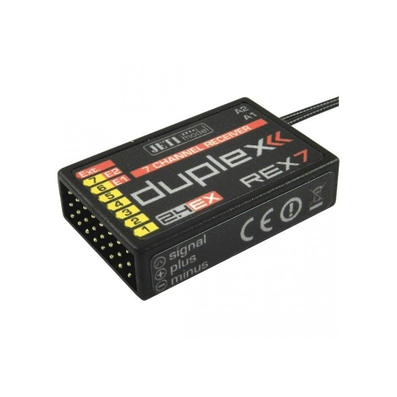 Récepteur REX 7 A40 Duplex EX 2.4Ghz Jeti 7 Voies