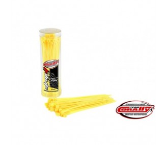 Rilsan cable tie yellow - 2,5x100mm - 50 pcs - Team Corally