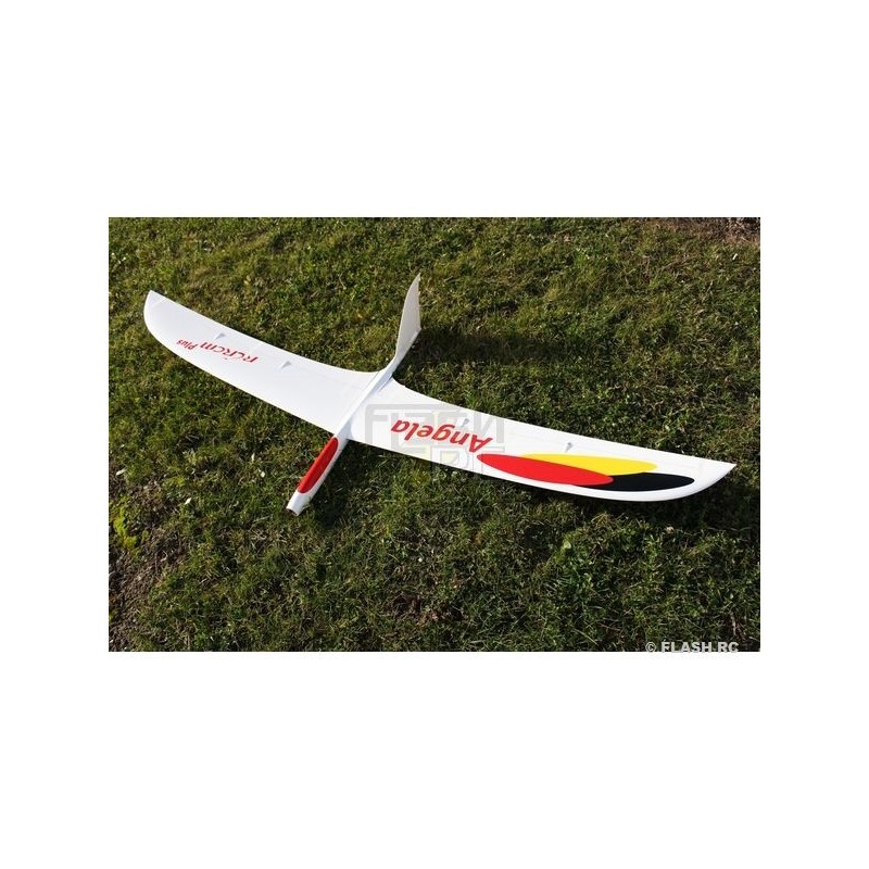 Angela Electro Flying Wing blanco y rojo aprox.2.00m RCRCM