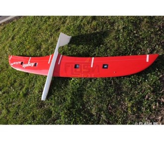 Angela Electro Flying Wing blanco y rojo aprox.2.00m RCRCM