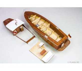 Kit boat to assemble Diva Kajütboot Aeronaut 58cm