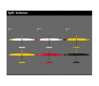 Split Full carbon ca.2.84m weiß & rot RCRCM