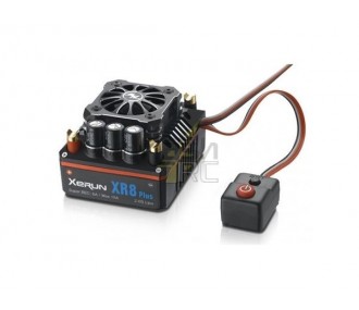 Controleur Brushless XR8 Plus 150A 1/8e sensored/sensorless HOBBYWING