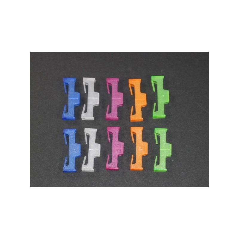 Clips de sécurité 5 couleurs pour connecteurs Servo, 10pcs