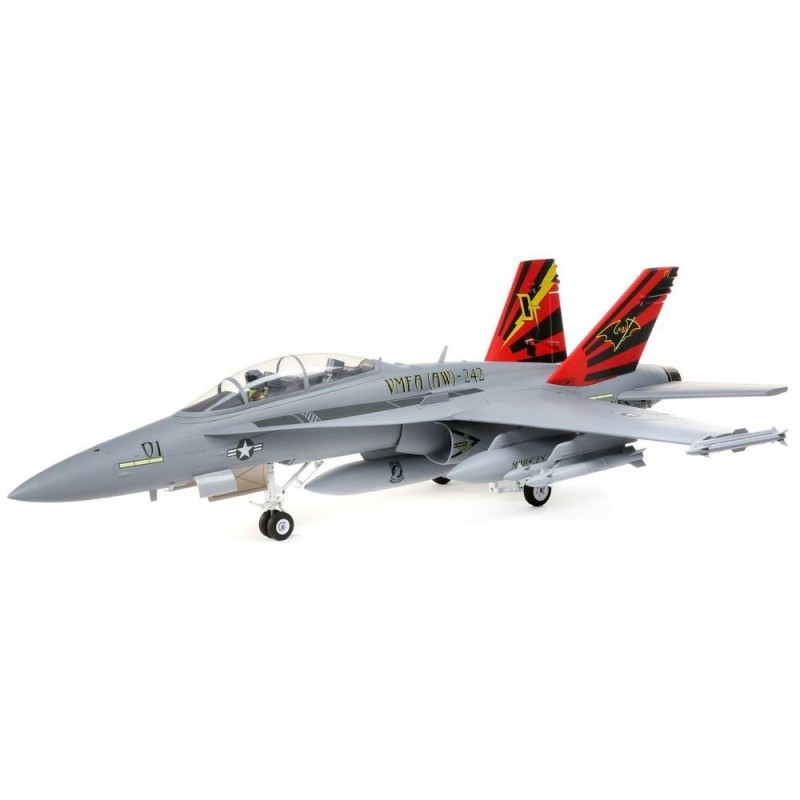 Jet E-flite F-18 80mm EDF BNF Basic con AS3X y SAFE Select