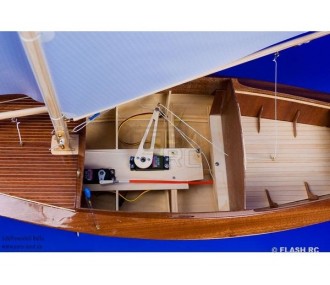 Kit de montaje de velero Bella Segelboot Aeronaut 81cm