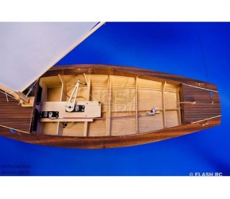 Kit de montaje de velero Bella Segelboot Aeronaut 81cm