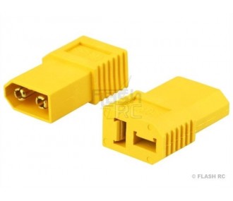 Adaptateur XT60 male (ESC) => Deans femelle (batterie)