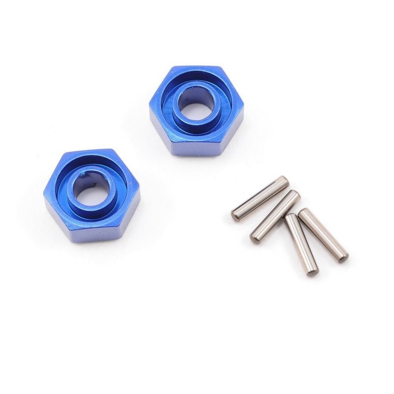 Traxxas rueda de aluminio hexagonal azul x2 1654X