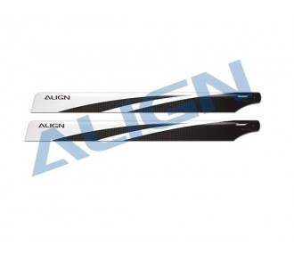 HD470A - 3K Carbon Blades 470mm - TREX 500 Align