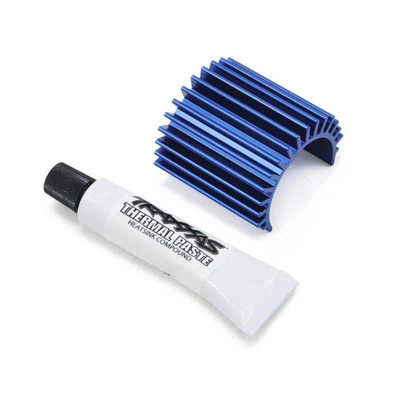 Traxxas Alu-Kühlkörper blau für Brushless-Motor velineon 380 3374