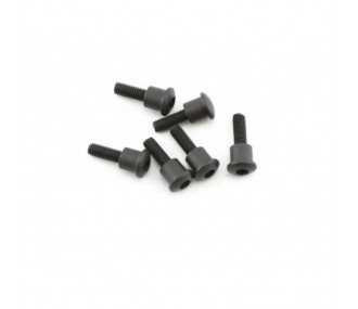 Traxxas btr tornillos con cabeza abovedada 3x12mm para amortiguadores (6) 3642X