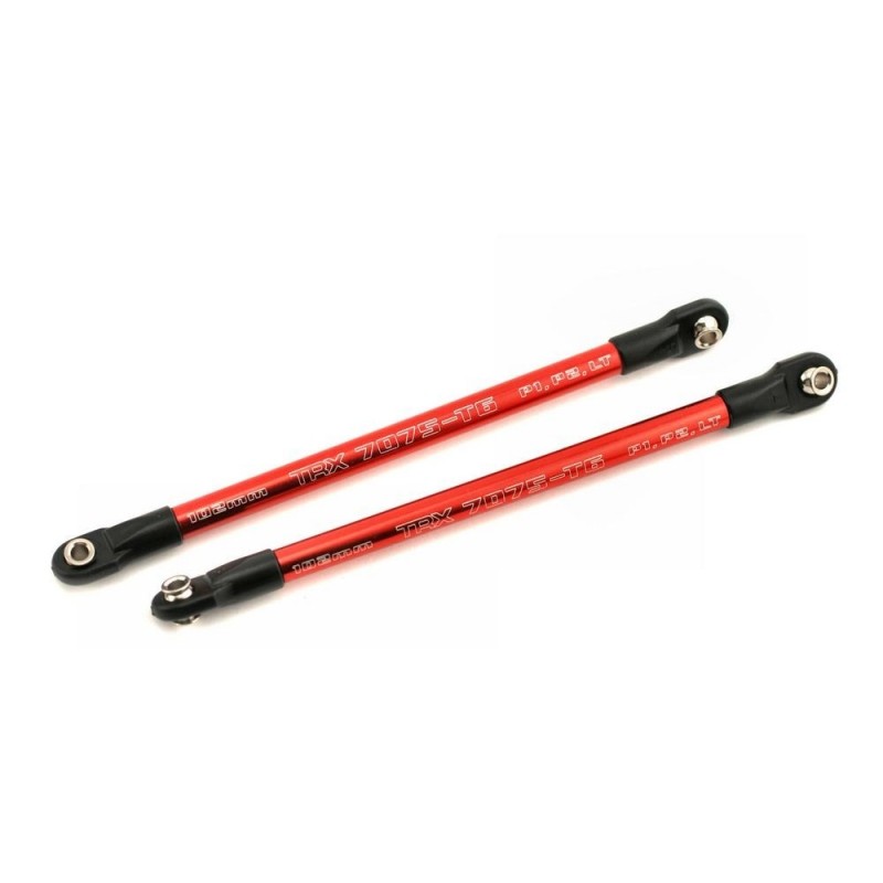 Supporti telaio in alluminio anodizzato rosso Traxxas (2) 5318X