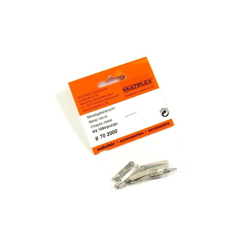 Metal clevises M2,5 (10 pcs) - Multiplex