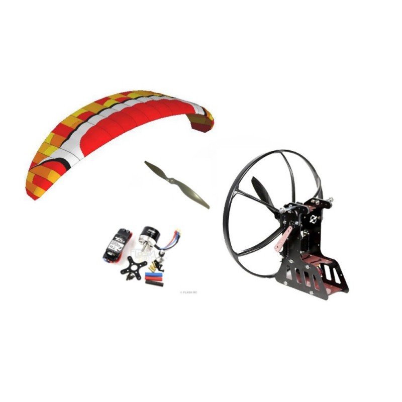 Pack ARTF Paramoteur Power 1.1 RS - Backpack XS2 - Opale Paramodels