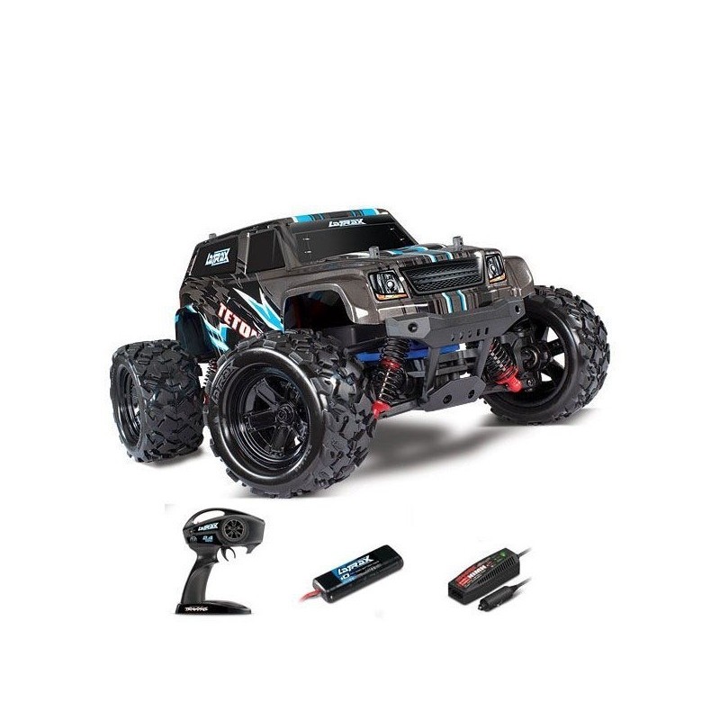 LATRAX Teton Negro 4WD cepillado Radio 2.4Ghz RTR 76054-1-BLK