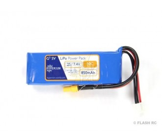 Akku Hyperion G5 SV lipo 2S 7.4V 850mAh 50C Stecker xt30