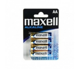 MAXELL LR6 alkaline batteries - Blister of 4