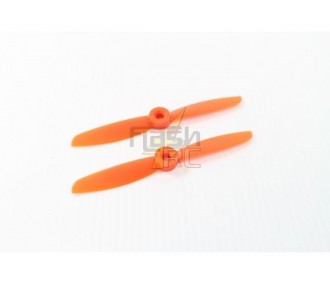 Hélices de fibra SF 4x4,5 R naranja Gemfan (2 uds)