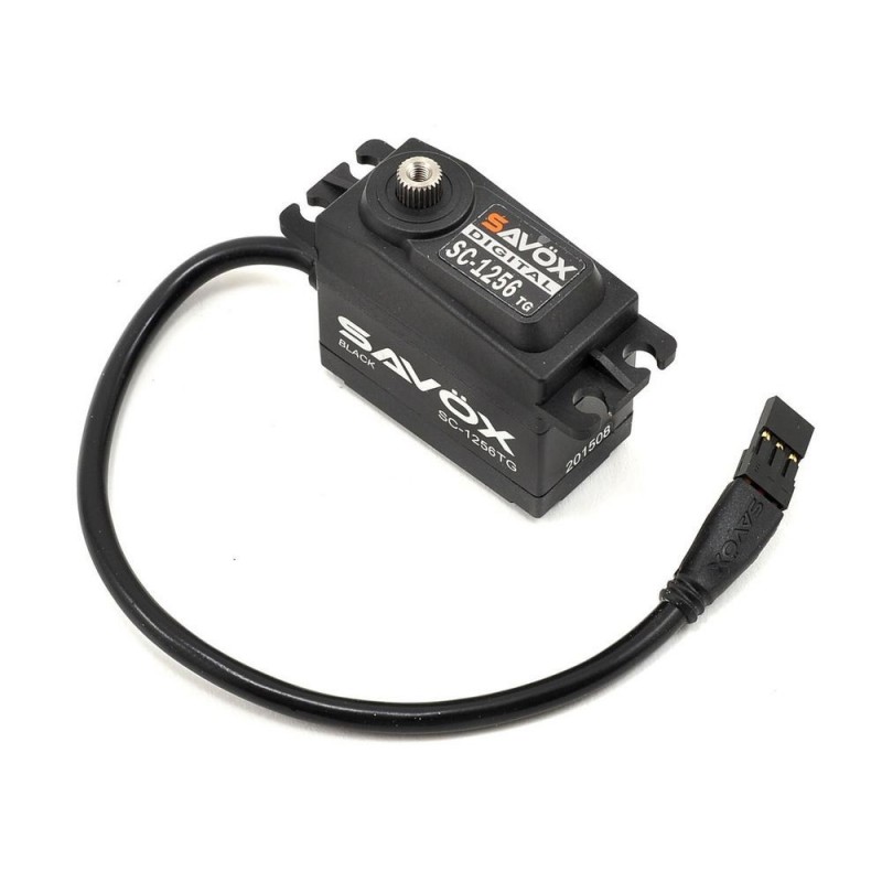 Servo digital Savox SC-1256TG standard black edition (52g, 20kg.cm, 0.15s/60°)