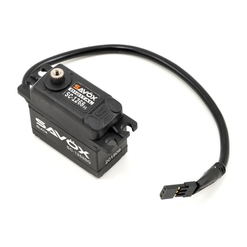 Servo numérique black edition standard Savox SC-1268SG (62g, 26kg.cm, 0.11s/60°)