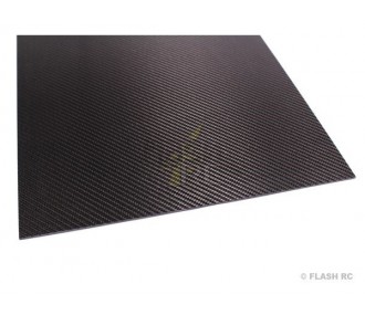 Plaque carbone haute qualité 3,00mm - 35x15cm