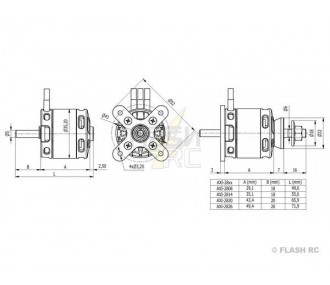AXI 2820/14 V2 GOLD LINE motor (148g, 860kv, 520W)