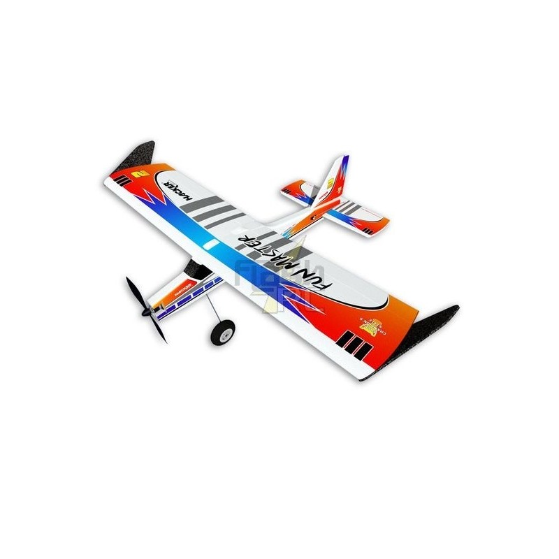 Aeroplano Hacker modello Fun Master blu ARF circa 1,20m (1,30m)