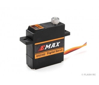 Servo numérique aile EMAX ES3352 MG (12.5g, 2.8kg/cm, 0.12s/60°)