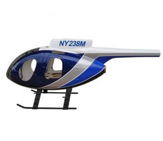 Fuselage HUGHES 500E Police bleu classe 450