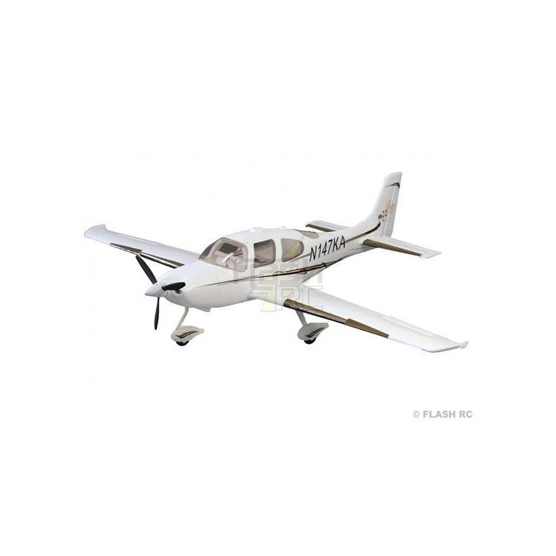 Aircraft Dynam SR22 White PNP approx. 1.40m