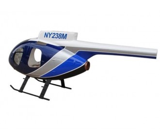 Fuselage HUGHES 500E Police bleu classe 450