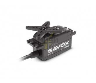 Servo numérique black edition bas profil Savox SC-1251MG (44g, 9kg.cm, 0.09s/60°)