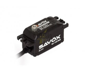 Savox SC-1251MG servo digital de bajo perfil edición negra (44g, 9kg.cm, 0.09s/60°)