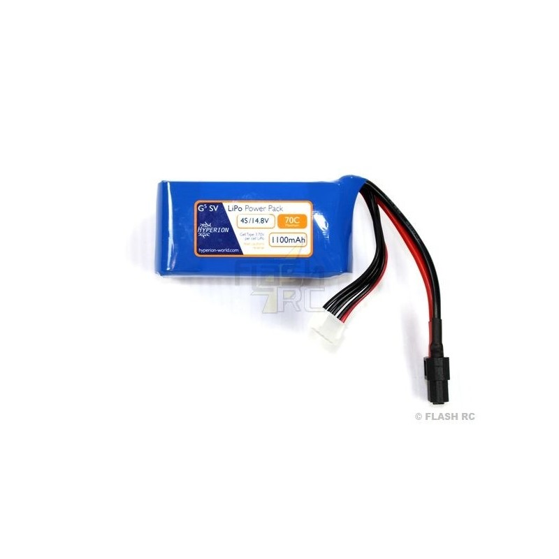 Akku Hyperion G5 SV lipo 4S 14.8V 1100mAh 70C Stecker xt60