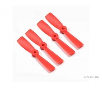 Hélices rojas 4x4,5 (2*CW+2*CCW) para Blade 185