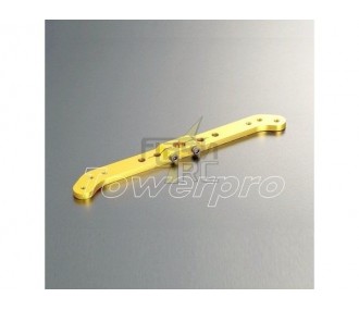 Aluminium double GOLD spreader bar 100mm Hitec - Towerpro