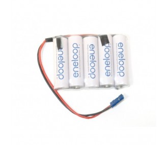 Batería 6,0V 1900mAh NiMh plana ENELOOP