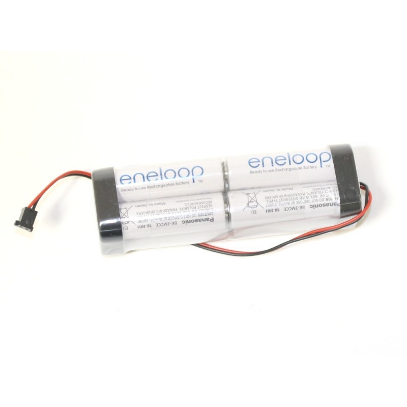 Batterie Tx Eneloop 9,6V 1900mAh NiMh format bloc AA