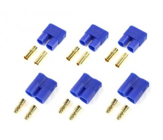 Conector EC3 macho + hembra (x3 pares)