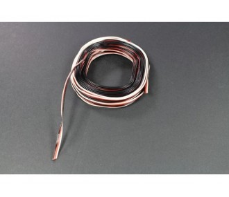 Servo Kabel 3-adrig 0,08mm² flach Typ Futaba 5m Muldental