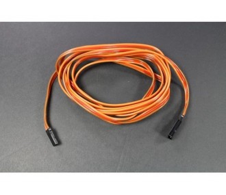 Cable alargador servo 180cm JR 0,25mm² plano Muldental